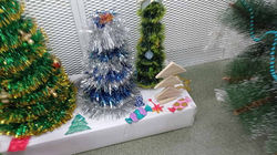 Сделали с родителями елки