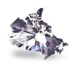 NOVALLUMINA Moissanite - Canadian Map