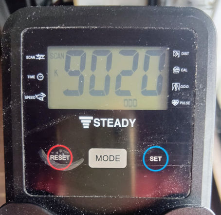 ９０００km突破