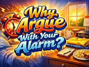 Why You Argue With Your Alarm Clock