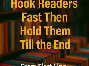 FICTION Hook Readers Fast Then Hold Them Till the End