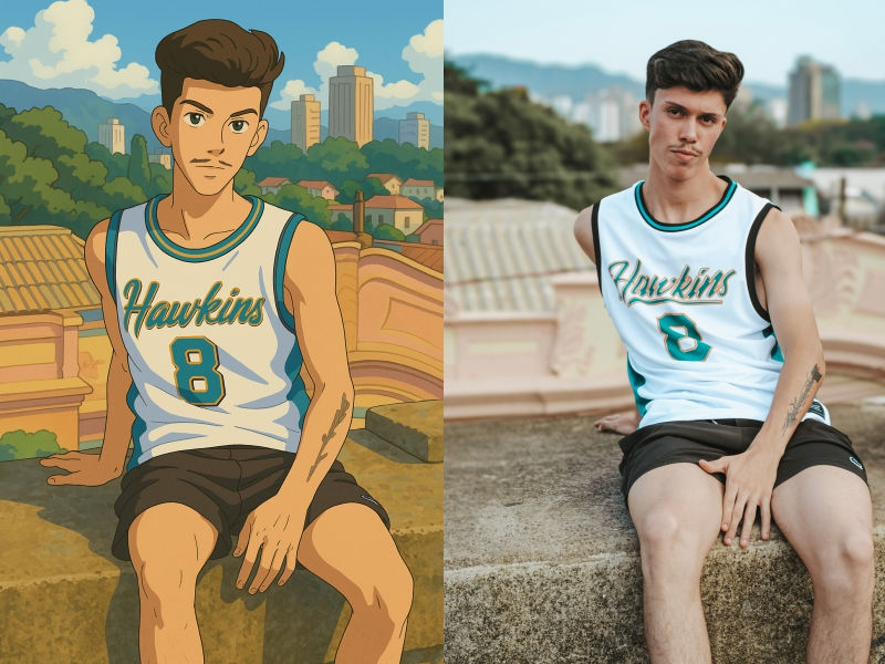 Foto Versão Anime
