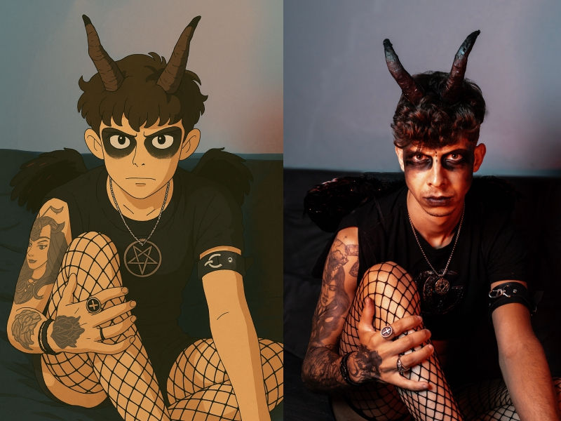 Foto Versão Anime