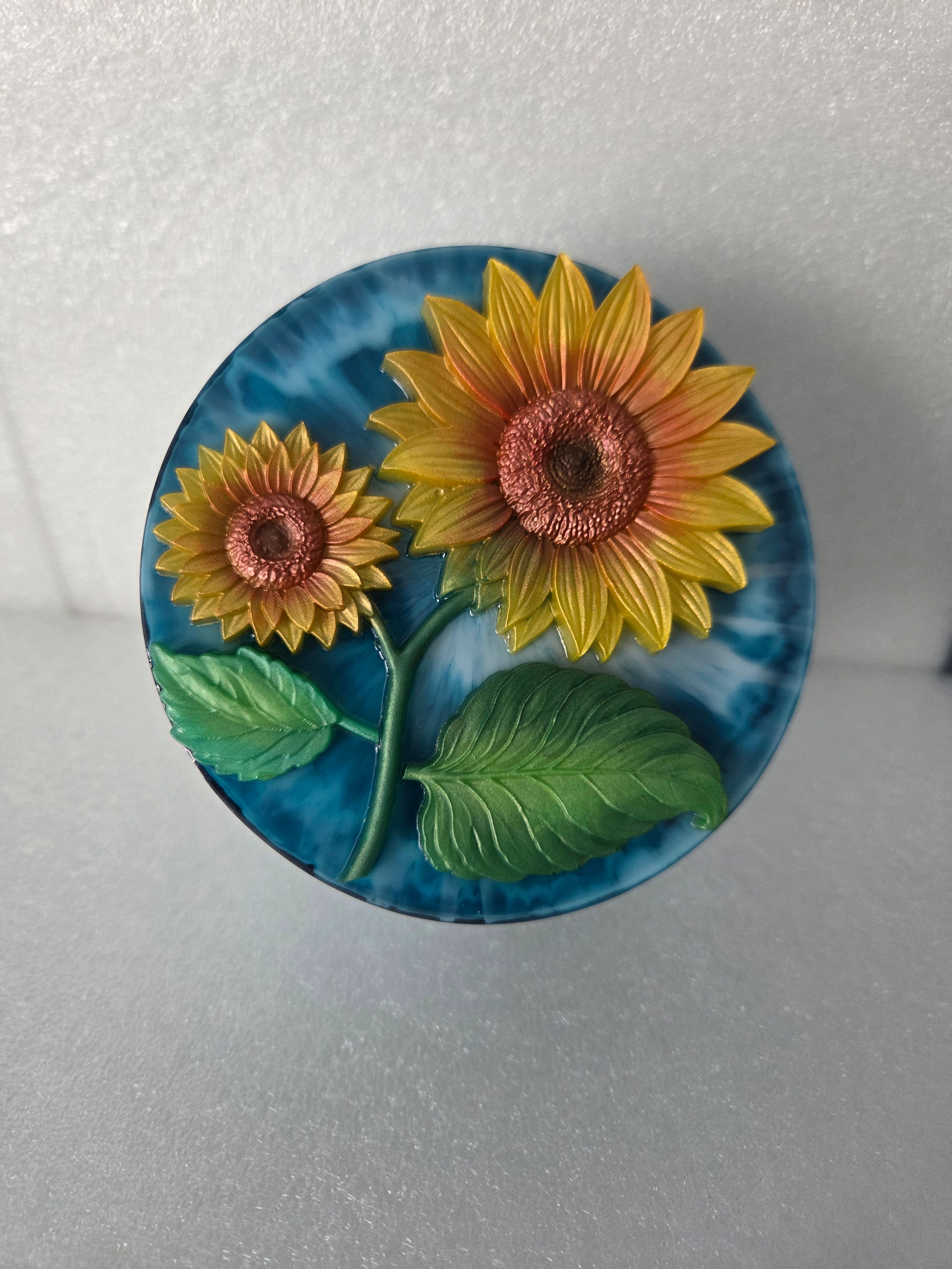 Celestial Sunflower Keepsake Box