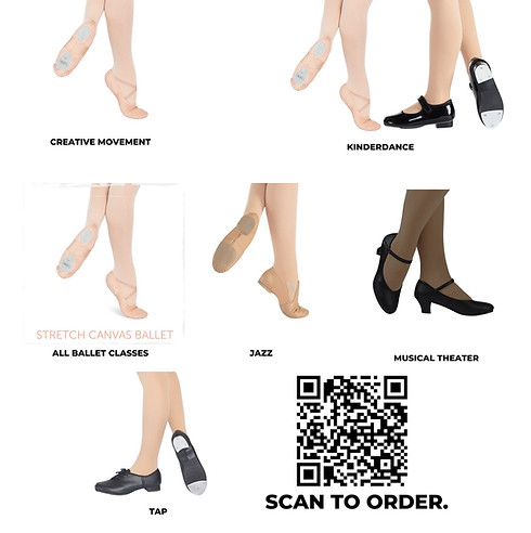 dress code for students at Dance Solutions in Council Bluffs, Iowa.