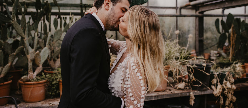 Die Traumhochzeit von Meike und Marlon bei Frankfurt: Party im Gewächshaus!