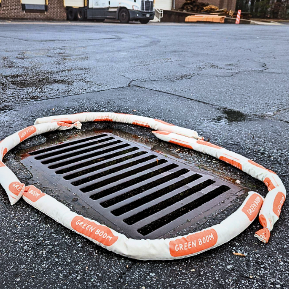 Thumbnail: Drain Oil spill using Sock