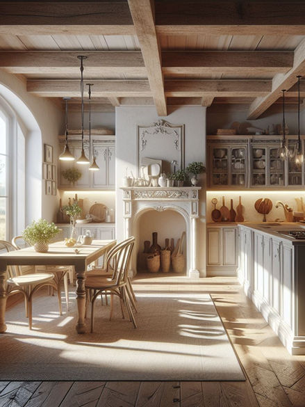 Large Farmhouse Kitchen