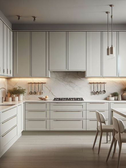 Light Grey Kitchen Idea