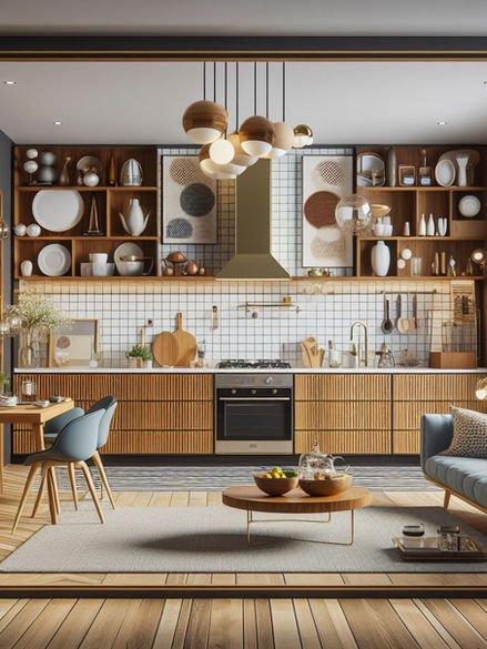 Contemporary Studio kitchen idea.