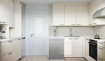 Functional kitchen set up with Form kitchen cabinets.