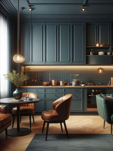 Small Studio Kitchen Idea.