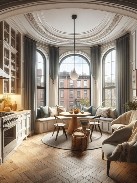Kitchen with breakfast nook 