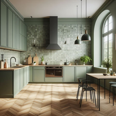 Kitchen Doors with a framed panel.