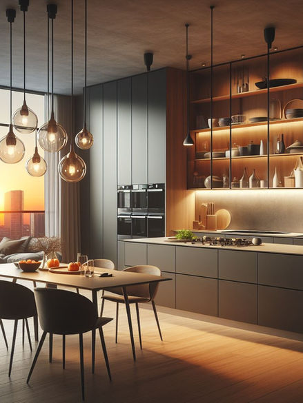 Modern Kitchen Idea with island.