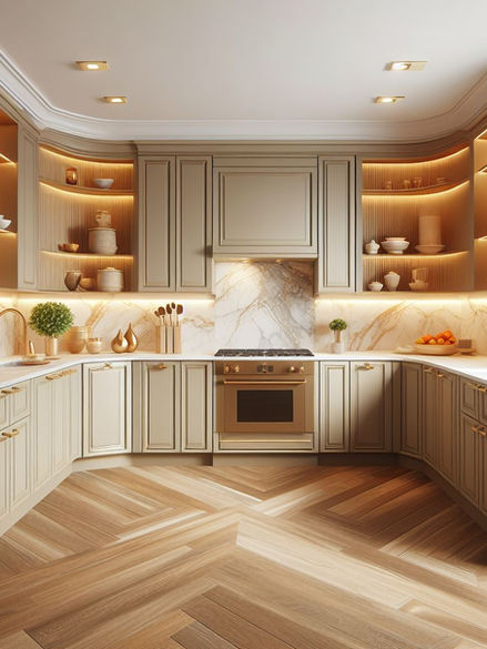 Large U-shaped Kitchen Idea