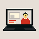Icono que representa cursos que se dictan con un docente