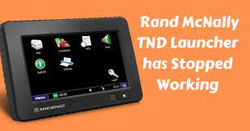 Rand McNally TND Launcher has Stopped.jfif