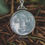 Thumbnail: Full Moon Mini Locket ​Necklace