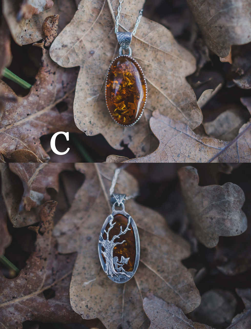 Thumbnail: Reading Under The Walnut Tree Necklace