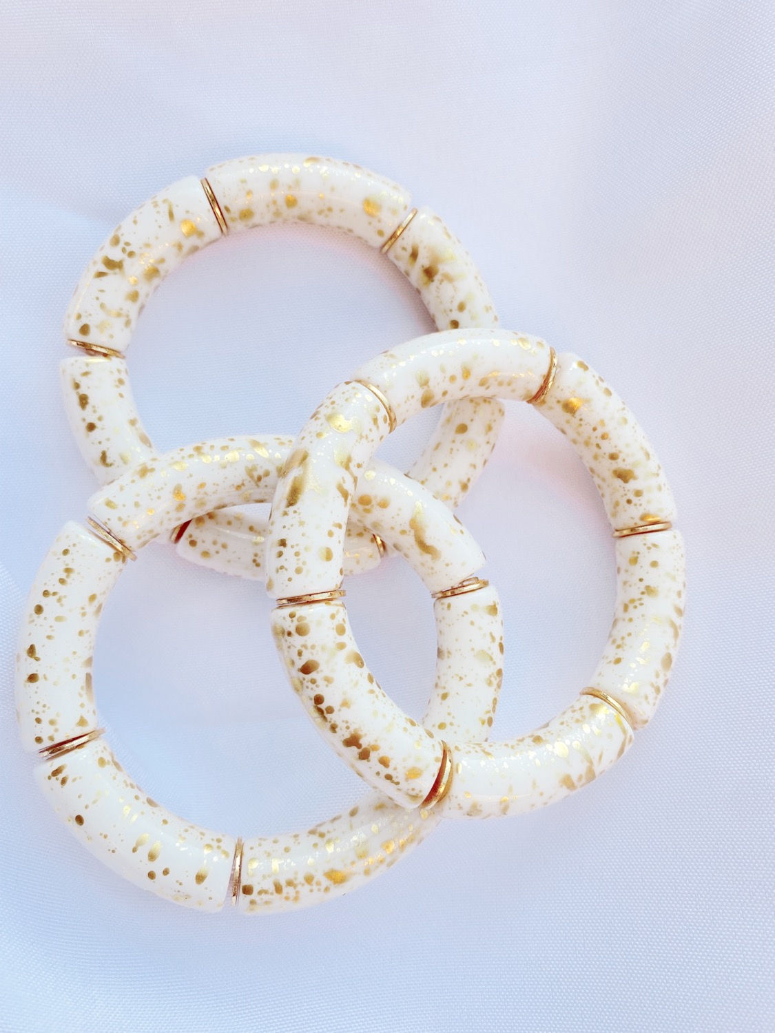 Splatter White Acrylic