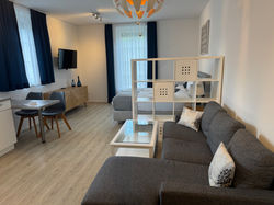 Zimmeransicht des Aparthotel Blue Riverside-Ulm in Blaustein