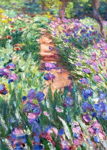 クロード・モネ ヴェトゥイユの画家の庭 素敵なアートパネル A4サイズ