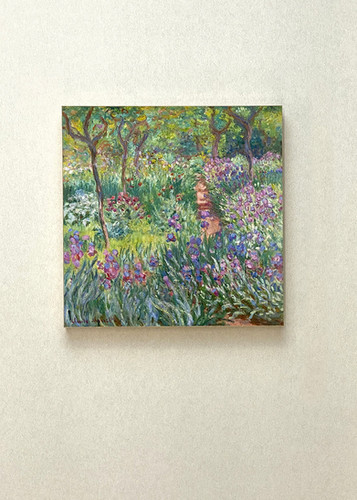 クロード・モネ ヴェトゥイユの画家の庭 素敵なアートパネル A4サイズ