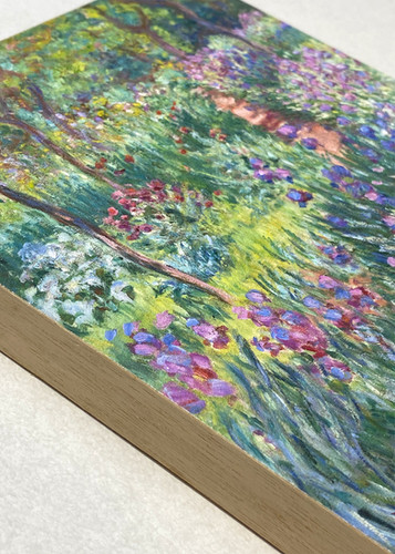 クロード・モネ ヴェトゥイユの画家の庭 素敵なアートパネル A4サイズ