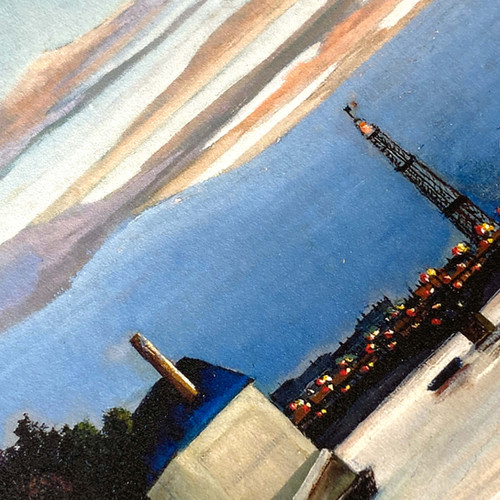 H・ルソー、エッフェル塔の眺望、超希少、新品額付、状態良好 エッフェル塔 アンリ・ルソー 素敵なアートパネル A4サイズ | Gallery