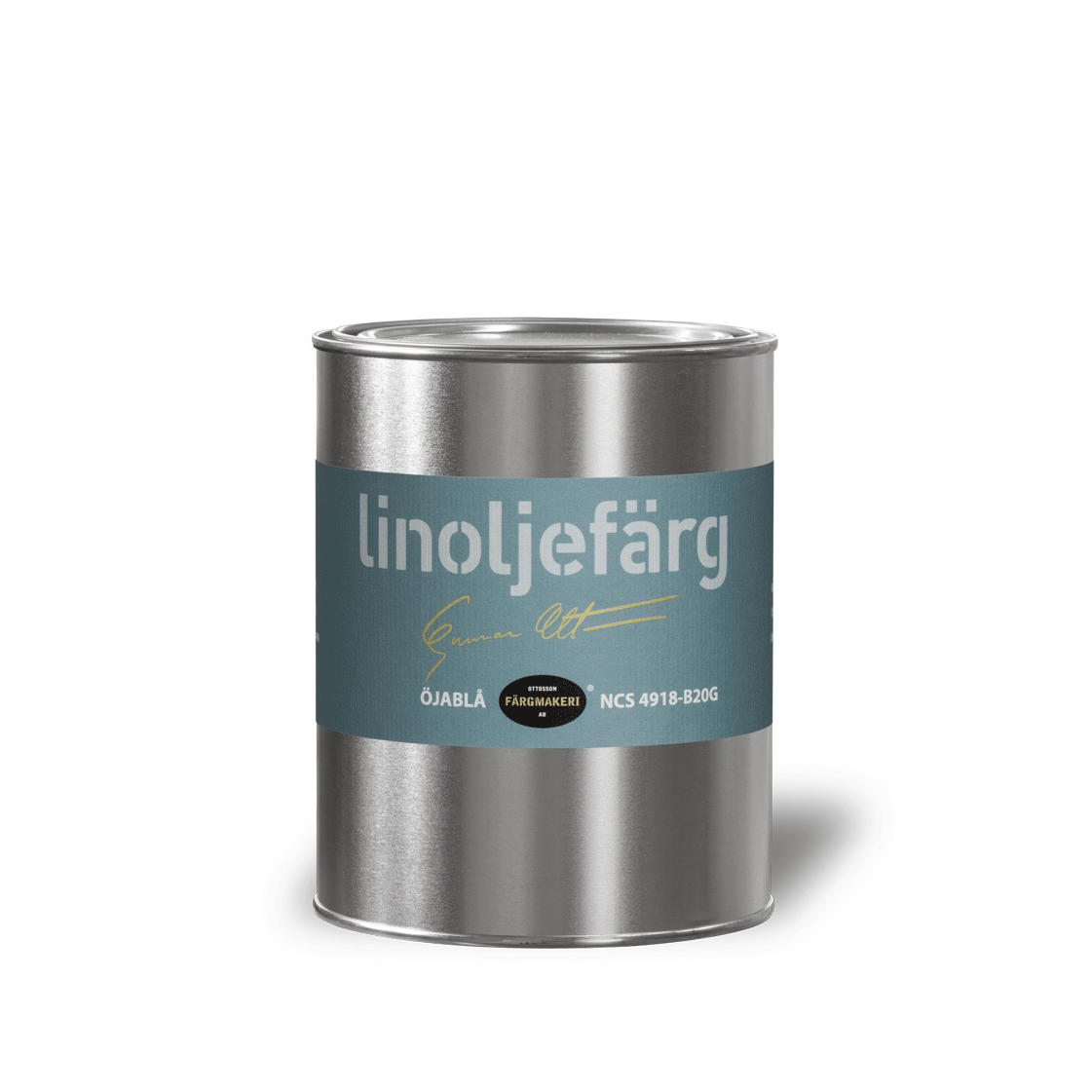 Oja Blue Ottosson Linseed Oil Paint 1 Liter