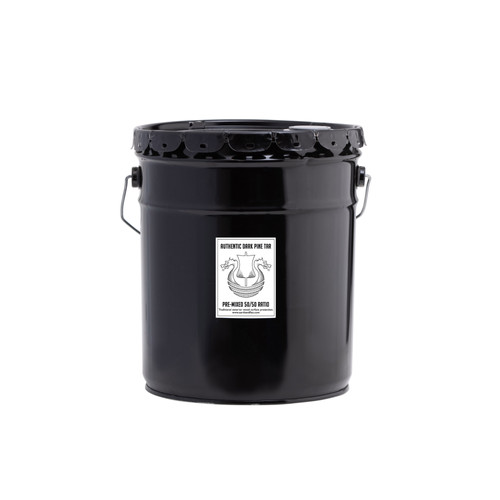 PreMixed 50/50 Dark Pine Tar 5 Gallon