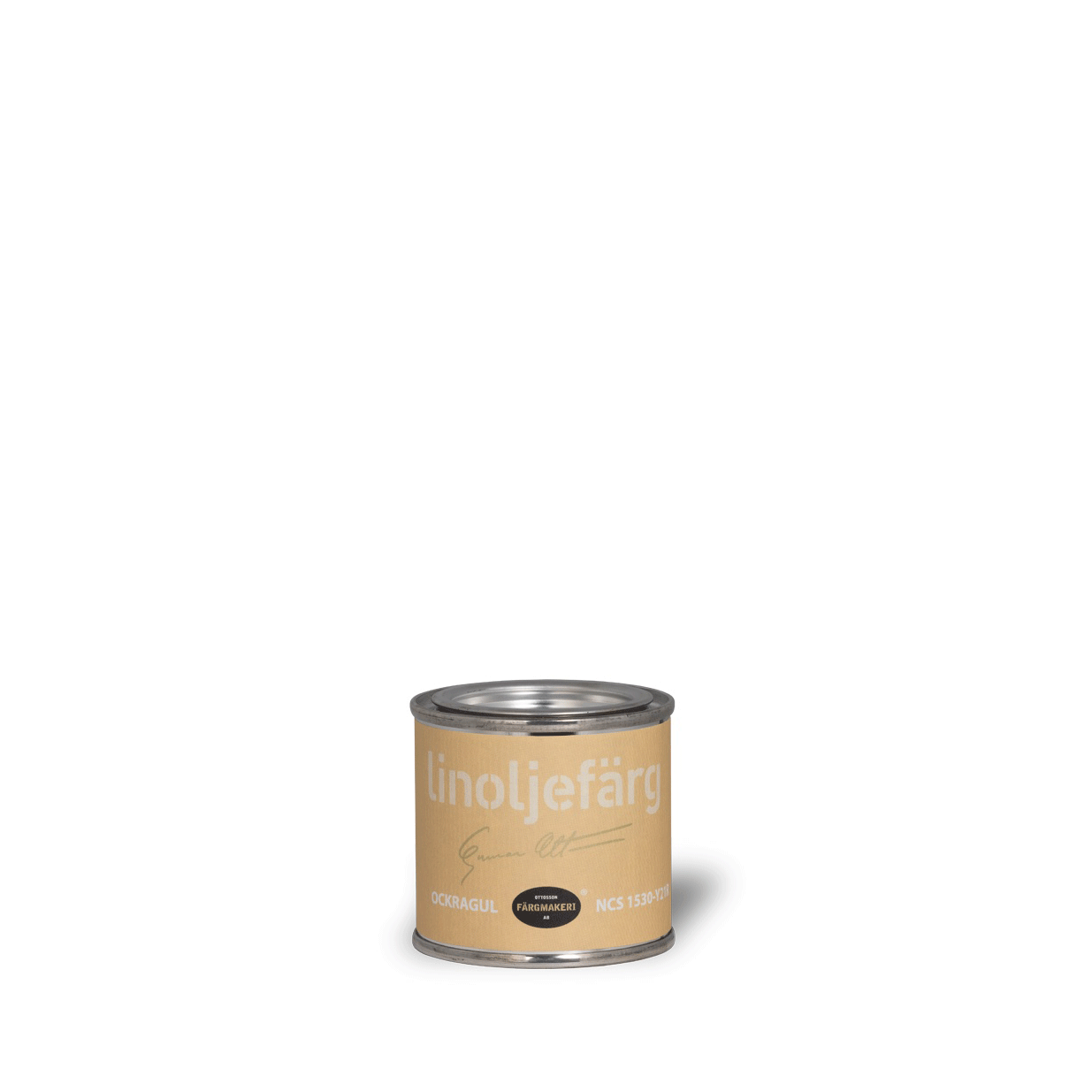Yellow Ochre Ottosson Linseed Oil Paint: 3.8oz Sample | www ...