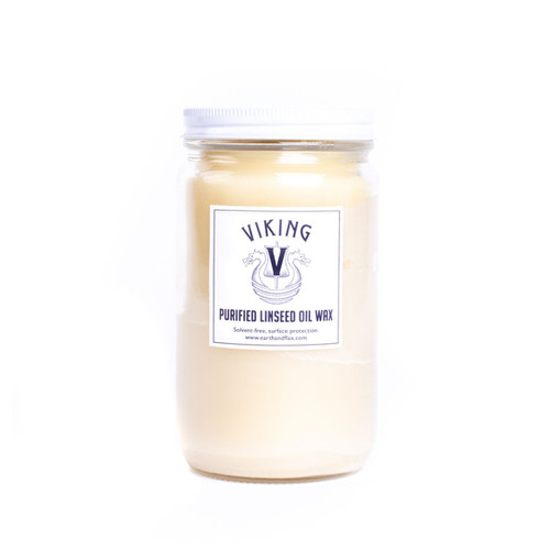 Viking Natural Purified Linseed Oil Wax: 32 oz | www.earthandflax.com