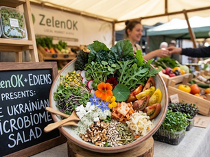 Revolution on your plate: ZelenOK and Ediens created the first microbiome salad in Ukraine