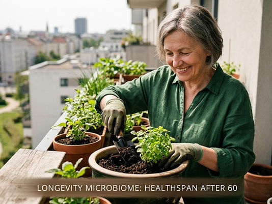 The Longevity Microbiome: Extending Healthspan After 60 and Staying Active at the Molecular Level