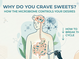 Why we are constantly craving sweets: how the microbiome controls your cravings and how to break this cycle