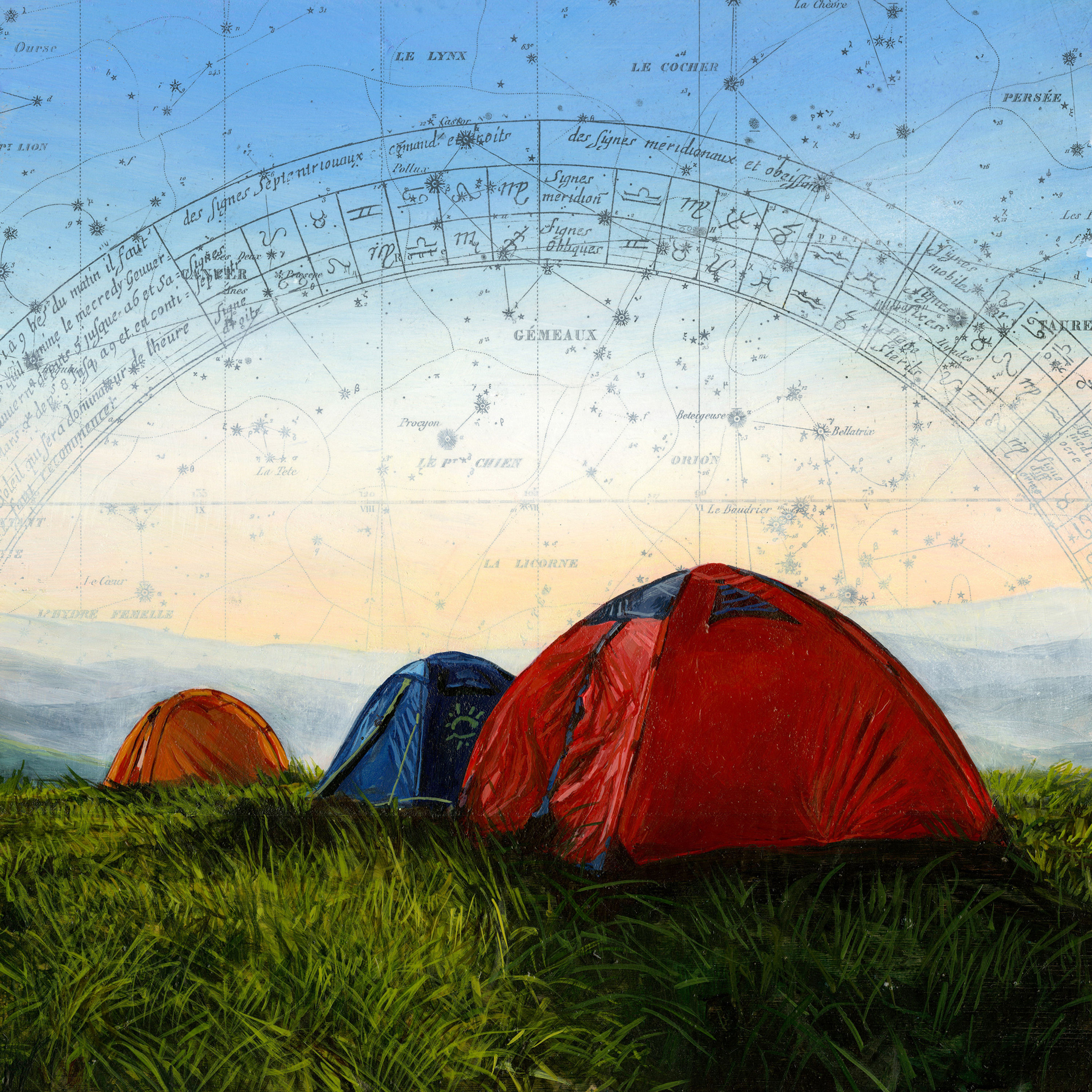 "Fresh Air" | 12'' x 12'' signed print on 13'' x 13'' paper