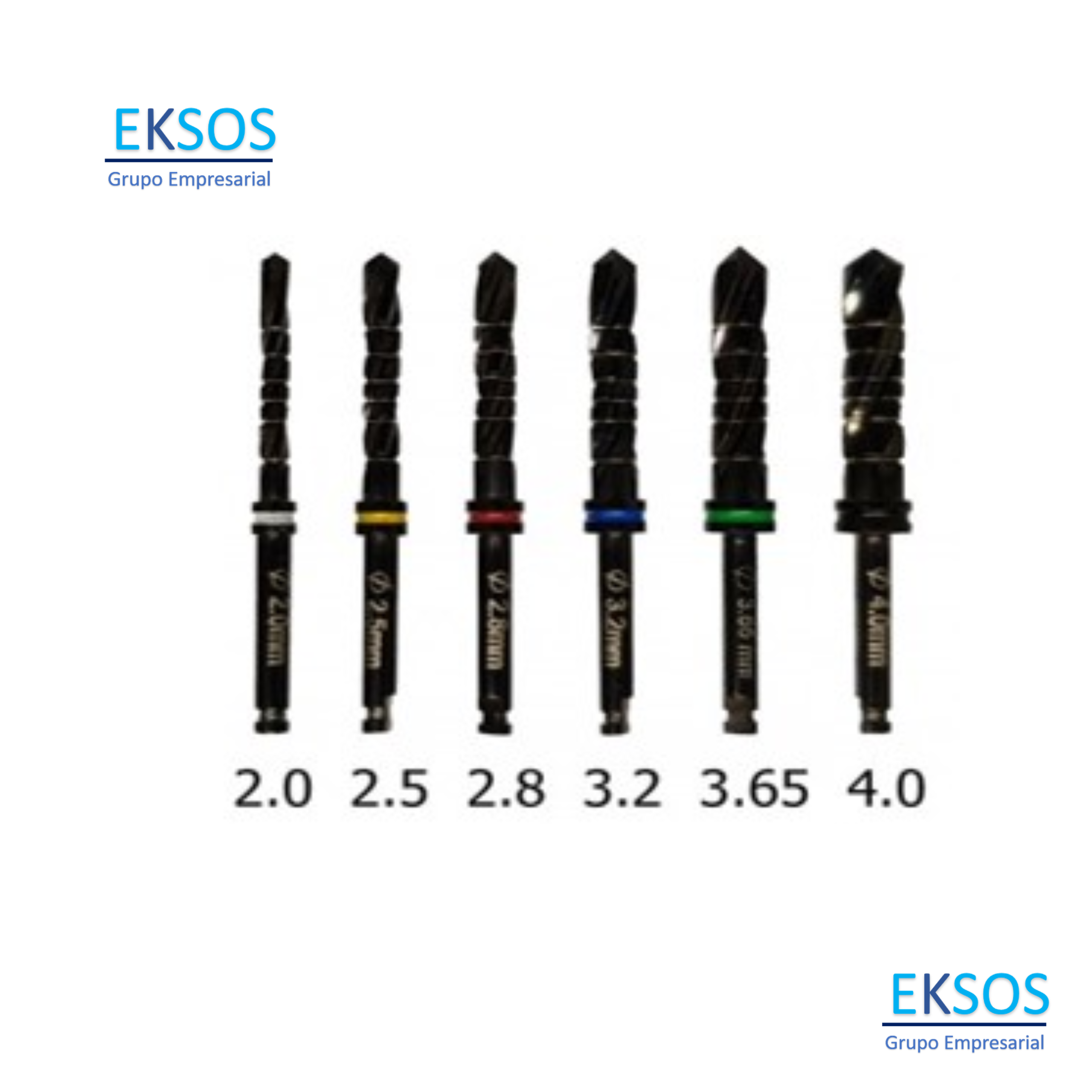Fresas de irrigación externa  de carbono