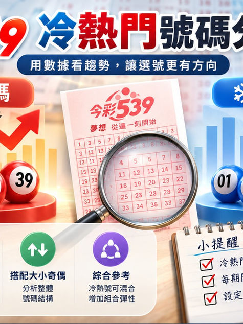 539冷熱門號碼分析|冷號、熱號怎麼看?