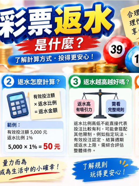 彩票返水是什麼?返水意思、計算方式與常見規則解析