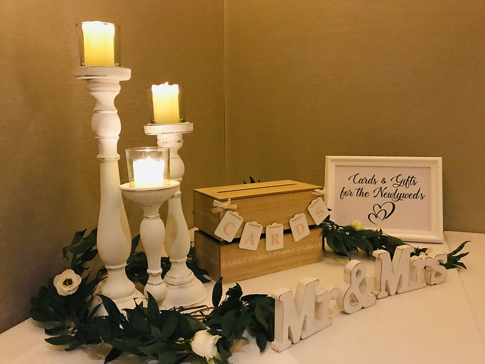 White wash card box