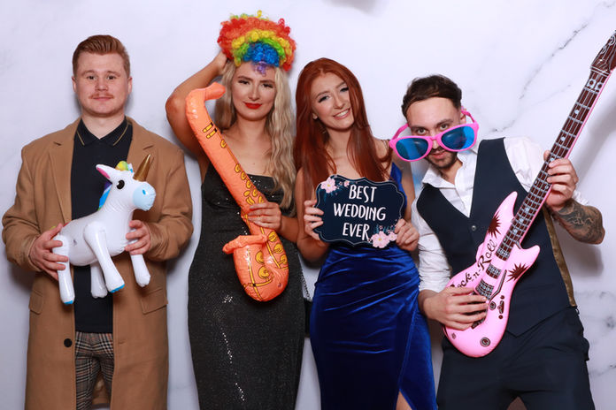 Luxury wedding photo booth hire in halifax, west yorkshire