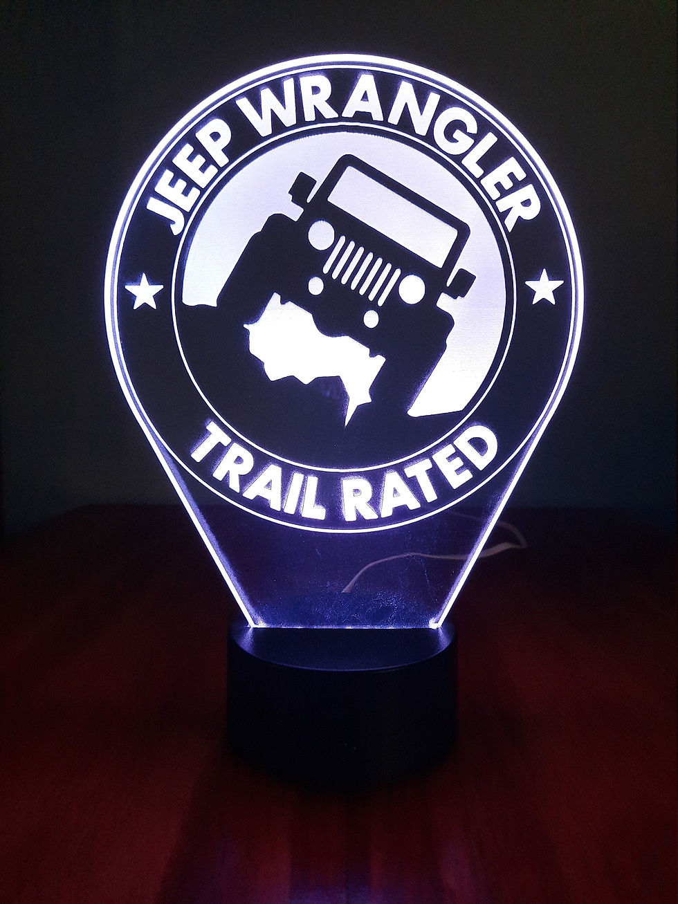 Thumbnail: "Jeep Wrangler, Trail Rated LED Jeep Lamp (1271)