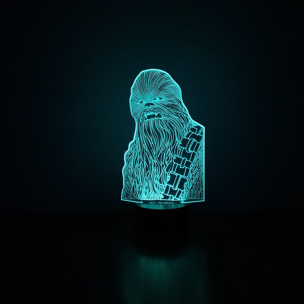 Thumbnail: "Chewbacca" 3D LED Lamp (1246) - FREE Shipping!