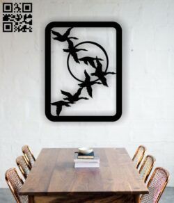 Art Deco Geese Wall Décor (13552)