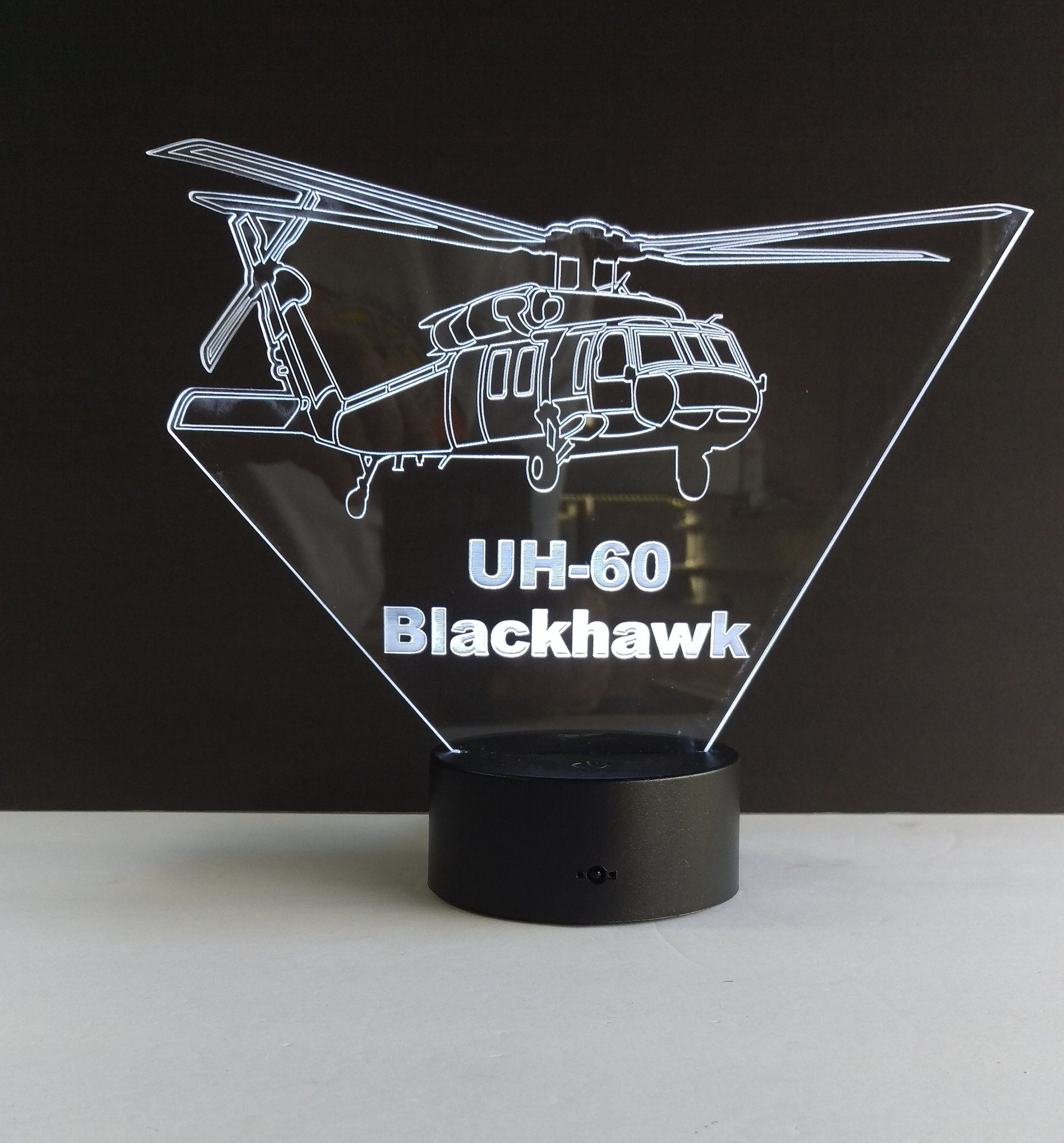 "UH-60 Blackhawk Helicopter " LED Lamp (1157) - Free Shipping!