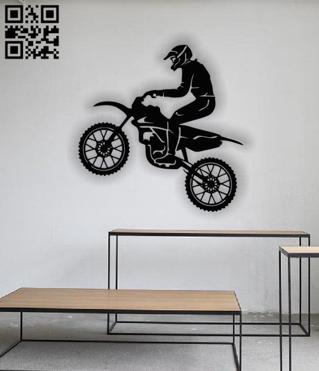 Art Deco Motorcycle Wall Décor (13029)