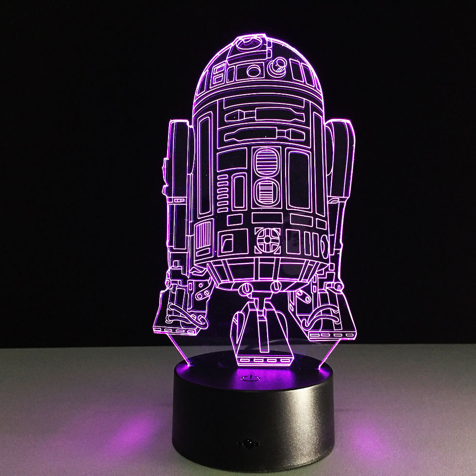 Thumbnail: "R2-D2 Robot" 3D LED Lamp (2095) - FREE Shipping!