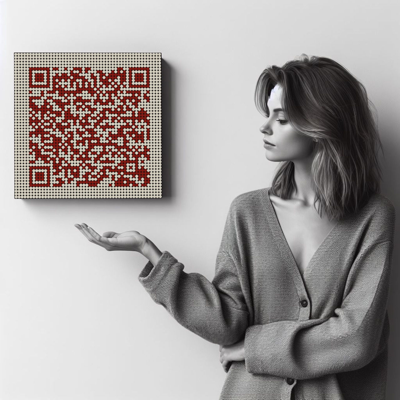QR Code red